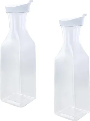 Produktbild von Transparente Wasserkaraf 15 l mit Klappdeckel - Set von 2
