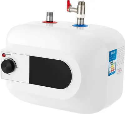 Obrázek produktu pro Elektrický ohřívač vody, kompaktní design, nastavitelná regulace teploty, BÍLÝ, 220V