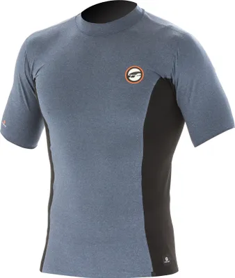 Produktbild von ProLimit Elasthan-Top, nahtlos, dunkelgrau/schwarz, Neopren- und Trapezgröße 48/S