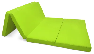 Image de Beautissu Matelas pliant Lit d'appoint Matelas pliant Campix, 120 x 195 cm, vert