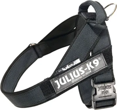 Produktbild von Julius K9 Gurtbandgeschirr - Hundegeschirr - schwarz - Größe 0 - 58-76 cm