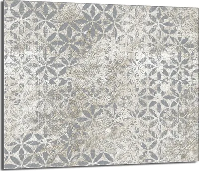 A collage of abstract patterns with a distressed, vintage look.