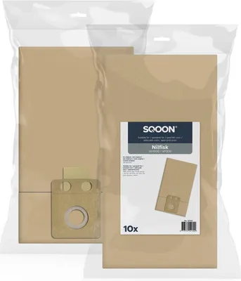 Immagine prodotto di CleanInQ - Sacchetto per aspirapolvere Cleaninq NILFISK GD1000/VP300 carta | Bake in 10 pezzi