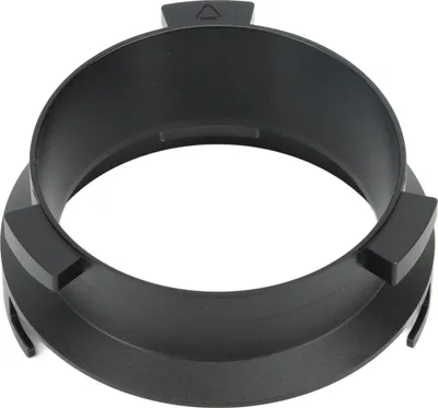 Zdjęcie produktu dla Pierścień dozownika kawy w proszku 51 mm ze stopu aluminium do Delonghi serii 9 9335 9155 9355 9665 czarny