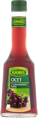 Zdjęcie produktu dla Kamis Ocet Winny z Czerwonego Wina do Sosów Sałatek Marynat Mięs 250 ml