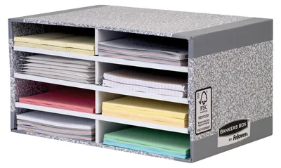 Obrázek produktu pro Fellowes , Karton, Papír, Šedá, A4, Obálka, Složka, Dopis, Note, 1,05 kg, 230 x 310 x 55 mm