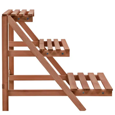 Obrázok produktu pre vidaXL 3-úrovňový stojan na rastliny Cedr 48x45x40 cm