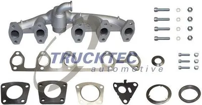 Produktbild von TRUCKTEC AUTOMOTIVE 07.16.057 Abgaskrümmer für VW Transporter V Bus (7HB, 7HJ, 7EB, 7EJ, 7EF, 7EG, 7HF, 7EC) Abgasanlage