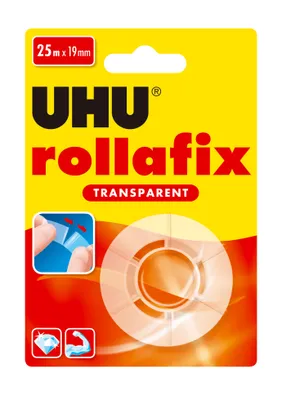 Produktbild von UHU Rollafix, Transparent, Tape, 1 Stück(e), Sichtverpackung, Italien