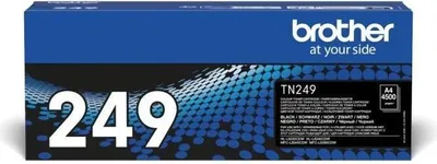 Image de Toner Noir, Très Haute Capacité Brother TN249BK, 4500 Pages, Compatible HL-L8230CDW, HL-L8240CDW, MFC-L8340CDW, MFC-L8390CDW