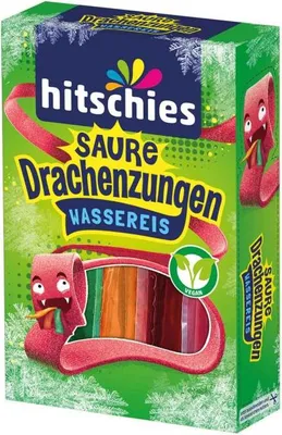 Produktbild von hitschies Saure Drachenzungen Wassereis 10x40ml