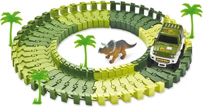 Produktbild von Amewi Magic Traxx Dino-Park mini 54-teilig, in Karton