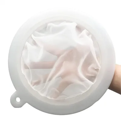 Imagen del producto de Tamiz de plástico fino de 21 cm, con 450 mallas, para uso en la cocina