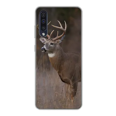 Produktbild von MuchoWow® Handyhülle Schutzhülle Hülle für Samsung Galaxy A30s Herbst - Hirsche - Gras - Natur - Tiere Silikon Softcase Handy Hülle - Karteninhaber