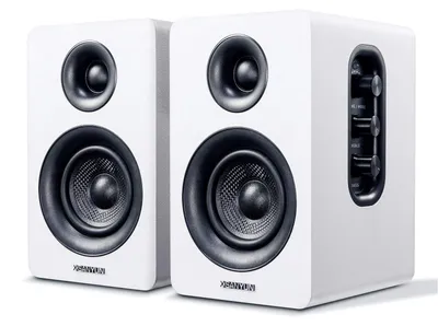 Image de Enceintes bibliothèque actives - Bluetooth 5.0 - DAC 24 bits - Lot de 2