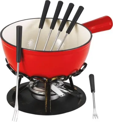 Produktbild von Fondue-Set 21 cm Rot – Savoyard – Tisch und Kochen
