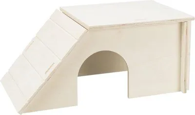 Produktbild von Häuschen für Meerschweinchen und Kaninchen ohne Schrauben und Klemmen - Stecksystem - 40 × 18 × 23 cm