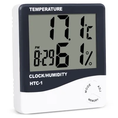 Produktbild von Wetterstation Thermometer Hygrometer Temperatur Alarmfunktion Uhr