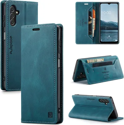 Obrázek produktu pro Galaxy A13 5G Wallet Case Case, RetroPolyuretankožené pouzdro Stand Protective Cover pro Samsung Galaxy A13 5G Blue