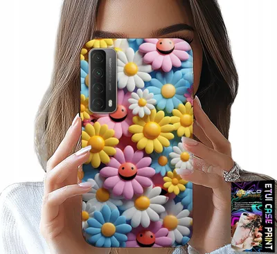 Obrázok produktu pre Puzdro Pre Huawei P Smart 2021 - Farebné Kvety, Sedmokrásky Puzdro