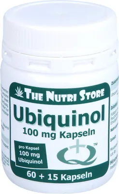 Produktbild von THE NUTRI STORE Ubiquinol 100 mg Kapseln, 60 St. Kapseln