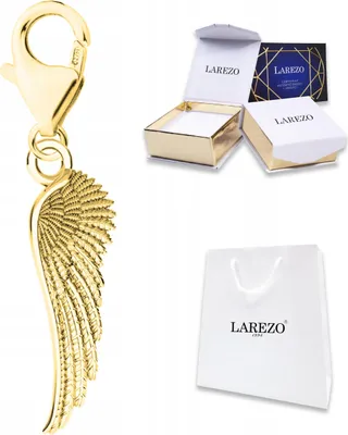 Produktbild von Gold Hängender Engel Anhänger mit Flügel Engelsflügel SILBER 925