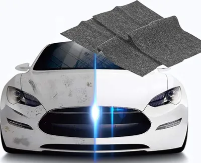 Produktbild von Auto Kratzer Reparatur Tuch Nano Wasserdicht Kratzer Wachs Auto Lackentfernung 2 Stück