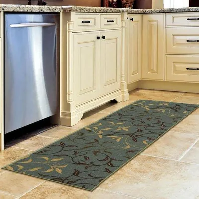 Produktbild von Famanu Küchenteppich - Klassisches Design mit rutschfester Unterseite