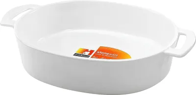 Produktbild von CreaTable Auflaufform oval 37 cm TRUE SCALE aus Steinzeug / Auflaufformen / Backofenform / Ofenform