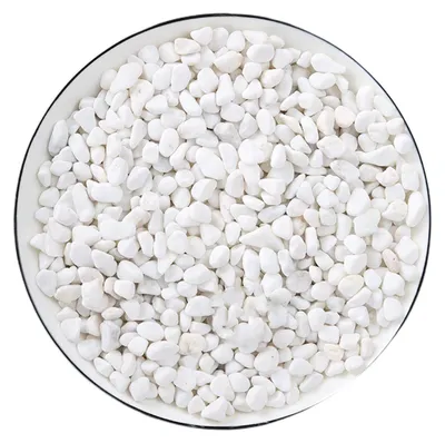 Image de Pierres blanches décoratives, galets de marbre, 1 kg, pour la décoration de vases