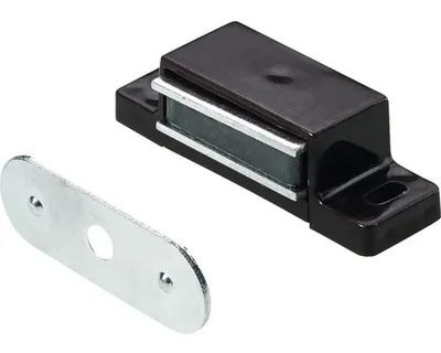 Produktbild von Hettich Magnetschnäpper 15 x 14 x 45 mm braun 4 kg mit Schrauben - 4 Stück