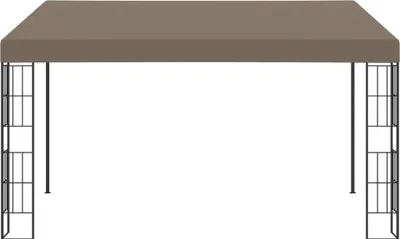 Produktbild von vidaXL Wand-Pavillon 4x3 m Taupe Stoff