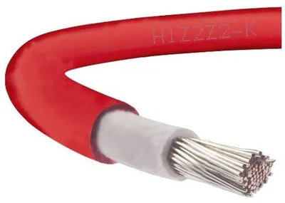 Obrázek produktu pro Solární kabel FVE H1Z2Z2-K 4mm2, červený 50m, 1500V