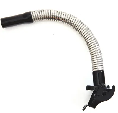 Produktbild von BW® Ausgießer flexibel für Metall Benzinkanister 5 / 10 / 20 Liter - Flexrohr 25mm für Diesel - Schwarz RAL 9005 - Hergestellt in Europa