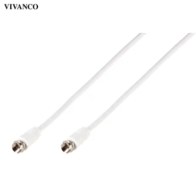 Produktbild von ViVanco™STC FV9015, 1,5 m, F-Typ, F-Typ, Weiß