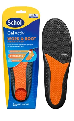 Produktbild von Scholl GelActiv Arbeits- & Stiefeleinlagen für Herren, ganztägiger Komfort bei d