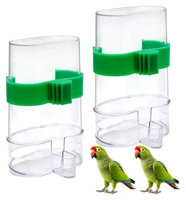 Produktbild von 2 Stück Automatischer Wasserspender und Futterspender für Vögel