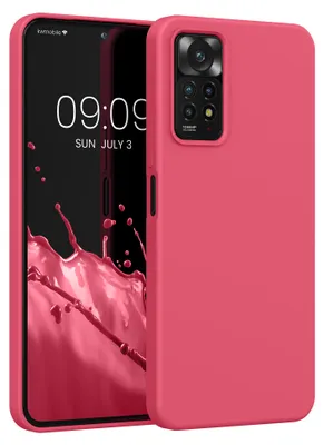 Produktbild von kwmobile Handyhülle für Xiaomi Redmi Note 11 Pro / Note 11 Pro (5G) / Note 12 Pro (4G) Hülle - Case Silikon - Kabelloses Laden - Schutzhülle Cover in