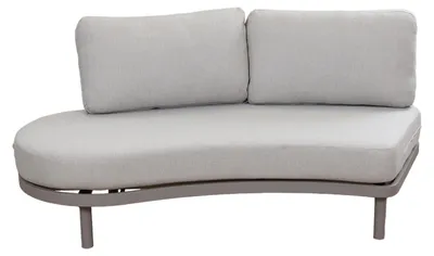Produktbild von Organisches Loungesofa Sofaelement rechts Bari | Beige | Camel/Sake