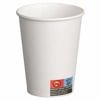 Produktbild von 100x Kaffeebecher CoffeeToGo Pappbecher Trinkbecher weiß 200ml