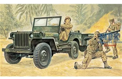 Zdjęcie produktu dla Italeri 1:35 US Geländewagen z okresu II wojny światowej