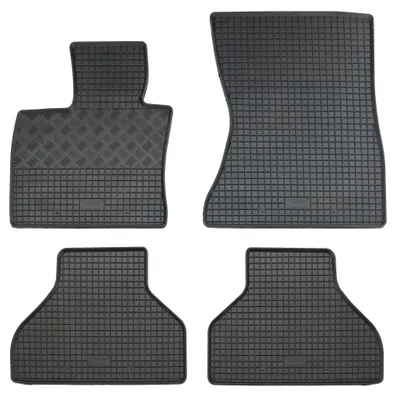 Gummifußmatten Set 4-teilig für BMW X5 E70 (2006-2013), schwarz