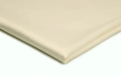 Image de Satin épais avec Élasthanne, tissu décoratif, crème, 50 x 150 cm