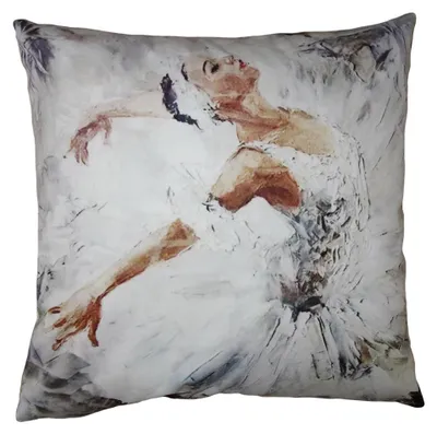 Produktbild von Clayre & Eef Kissenbezug 45x45 cm Weiß Polyester