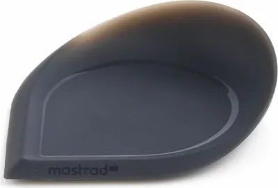 Image de Mastrad grattoir à pâte, grattoir de cuisine, ustensile de cuisine, silicone, gris-noir, F11601