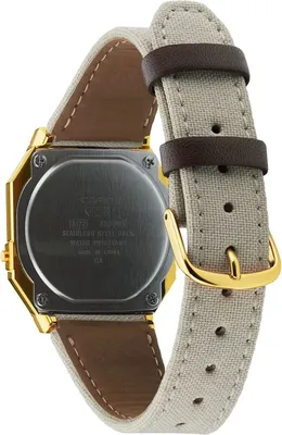 Image de Casio A700WEGL-7AEF Vintage Iconic Montre femme gris clair/or