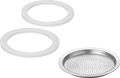 Zdjęcie produktu dla Westmark 2 Silikondichtringe und 1 Filterplättchen für Espressokocher 2464228E