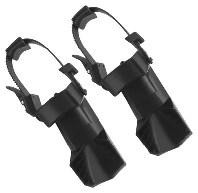 Image de Supports de vélo, bloque-roue, lot de 2, pour pneus jusqu'à 3,11 pouces, adaptés aux VTT