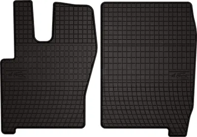 Immagine prodotto di Tappetini auto in gomma adatto per Iveco Eurocargo II (2002-2008, camion 120) neri, set 2 pz, con fissaggi