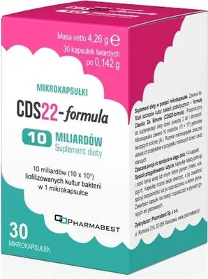 Image de Pharmabest CDS22-formula Microcapsules 10 milliards 30 gélules